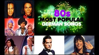 Most Popular German Songs from 1980 to 1989 [upl. by Arola]