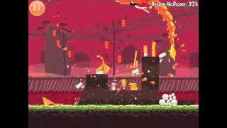 Angry Birds Seasons Year of the Dragon 13 2012 Mighty Dragon Walkthrough [upl. by Henryetta]