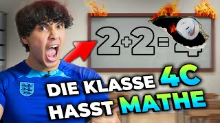 Wenn die Klasse 4C MATHE hat 😳😂  Schule mit 4C  Mohi07 [upl. by Annaes]