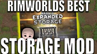 Rimworlds BEST Storage Mod  Rimworld 15 Mod Review [upl. by Aken350]