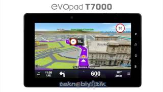 Dark EvoPad T7000 Sygic Navigasyonlu Tablet Bilgisayar [upl. by Euqinu]