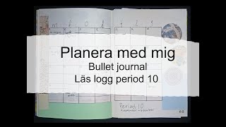 Planera med mig Bullet journal Läs logg period 10 [upl. by Jeunesse]