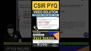 CSIRNET LIFE SCIENCES  PYQ 2024 July  VIDEO SOLUTION  previousyearquestions csirnet [upl. by Klaus744]