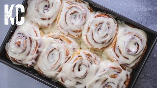 EASY OVERNIGHT CINNAMON ROLLS  InDepth Recipe [upl. by Nnylcaj265]