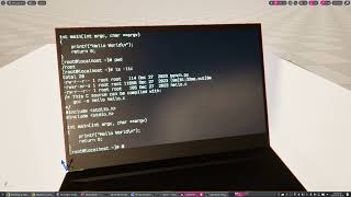 🌸 Linux running inside an ingame laptop 🌸 [upl. by Adnahsar]