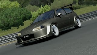 Honda Civic Sir EG6 Timeattack in Forest Path [upl. by Inattirb24]