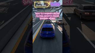 GOLF İLE HAYATTA KALMA ŞANSIMIZ NEDİR AHH GOLF survival beamngdrive automobile mod crash [upl. by Ilise]