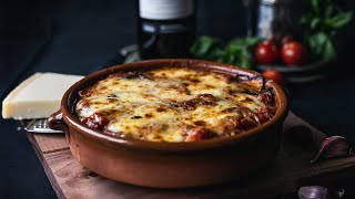 EASY AUBERGINE PARMIGIANA RECIPE [upl. by Garlan]