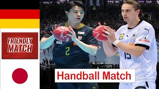 Germany vs japan Handball Friendly match 2024 [upl. by Trin42]