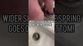 Delta Bathroom Faucet Dripping DIY Repair diy plumbing plumber repair diyprojects bathroom [upl. by Kieger95]