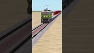 TRAINS VS SHARP TURN  Train Simulator  BUMPY RAILROAD  RAILWORKS  INDIAN TRAIN SIMULATOR 2024 [upl. by Aznaed322]