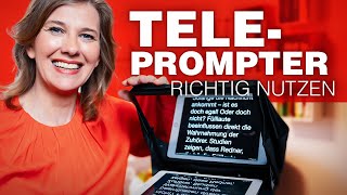 Teleprompter Einfach nur noch ablesen  Darauf musst du unbedingt achten  Nicole Krieger [upl. by Maeve]