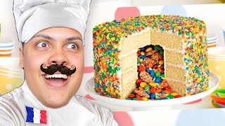 How To Make A Cake  Cooking With Chef MessYourself [upl. by Lennon]