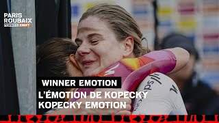 Winner emotions  ParisRoubaix Femmes avec ZWIFT 2024 [upl. by Carmena222]