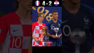 France vs Croatia 2018 FIFA World Cup Highlights shorts football mbappe [upl. by Ethbinium896]