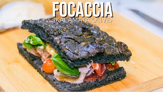 KALAMATA OLIVE FOCACCIA [upl. by Eneleahs]