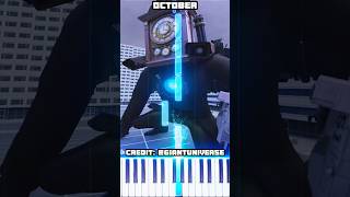 Legends Never Die  Cameraman Titan Part 2 GiantUNIVERSE  Piano Tutorial [upl. by Adekram864]