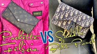 Louis Vuitton Pochette Félicie vs Dior Saddle Pouch [upl. by Iuqcaj]