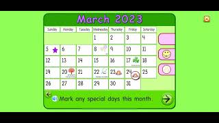 Starfall Calendar March 5 2023 [upl. by Accebber564]