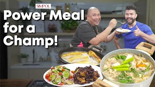 Quick and Nutritious Meals Recipe for Champions  Chef Tatung [upl. by Ahsinirt667]