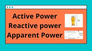 Active Reactive and Apparent Power  Superbly Explained  Difference  Calculation  Be An Engineer [upl. by Sylera505]