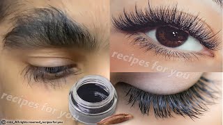 Lengthen eyelashes and intensify eyebrows in just 3 days with effective ingredients💯effective [upl. by Cybil]