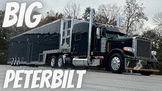 The ultimate Drag Race Set up Long Nose Peterbilt with 53 TampE Liftgate Trailer [upl. by Rosaline]