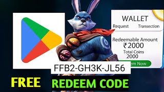 HOW TO GET FF DIAMOND REDEEM CODE FREE REDEEM CODE FF INDIA OFFCIAL REDEEM CODE [upl. by Tidwell]