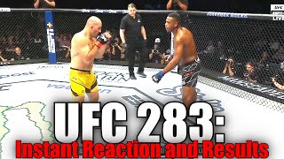 UFC 283 Glover Teixeira vs Jamahal Hill Reaction and Results [upl. by Robbin]