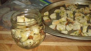 Croutons Never Throw Away Stale Bread Video  169 [upl. by Agatha]