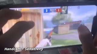 Concept Gaming 5 Finger Handcam  Sensitivity Code shorts [upl. by Pylle]