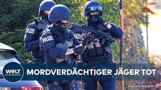 UNTER MORDVERDACHT Polizei  Gesuchter Jäger tot aufgefunden [upl. by Alaekim]