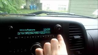 2009 Chevy Silverado SoundRadio demoreupload [upl. by Haydon]