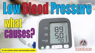 What Causes Low Blood Pressure  Maams [upl. by Laeahcim350]