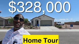 Home Tour of 328000 New Home In Maricopa Arizona [upl. by Appleton20]