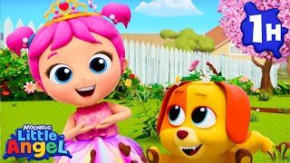 Jill Is A Princess  Little Angel  Kids Cartoons amp Nursery Rhymes  Moonbug Kids [upl. by Alderman]