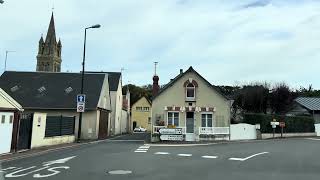 Driving to Arromanches Normandy France [upl. by Nalced]