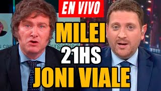 MILEI PRESIDENTE EN VIVO CON JONI VIALE EN LN [upl. by Isbel]