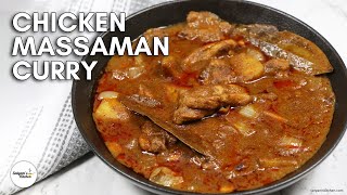 🇹🇭 How to make Massaman Curry  Thai Massaman Curry  Chicken Massaman Curry Massaman Chicken Curry [upl. by Mila914]