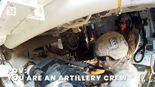 What Does Working As An Artilleryman Working In A M109 Feel Like [upl. by Klingel915]