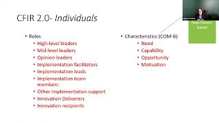 Consolidated Framework for Implementation Research [upl. by Aitenev324]