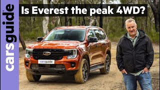 2023 Ford Everest V6 review Sport  Popular Isuzu MUX 4WD rival put through 4x4 SUV offroad test [upl. by Burtie]