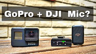 How to Use a Dji Mic  DJI Mic 2 with a GoPro  Yeah It Works [upl. by Dex]