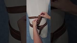 How To Tie a Ring Belt [upl. by Pubilis]