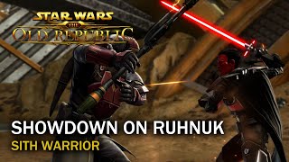 SWTOR Showdown on Ruhnuk  Sith Warrior [upl. by Rorke672]