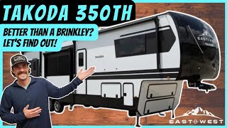 Better Than A Brinkley 3500 🤔 Lets Find Out 2024 Takoda 350TH Fifth Wheel Toy Hauler subscribe [upl. by Drucilla]