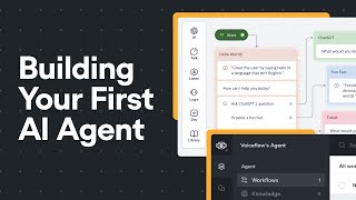 Building Your First AI Agent  Introduction to Voiceflow 2024 [upl. by Starks]