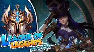 WILD RIFT  S14  CAITLYN ADC  TENGO ALMA DE ADC FRANCOTIRADOR [upl. by Wade]