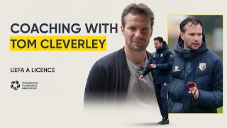 Tom Cleverley  PFA UEFA A Licence  Coaching watfordfc [upl. by Adiel]