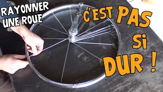 Comment Rayonner une Roue  Exemple avec un Solex [upl. by Neelyam]